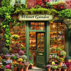 Monet Garden wooden puzzle